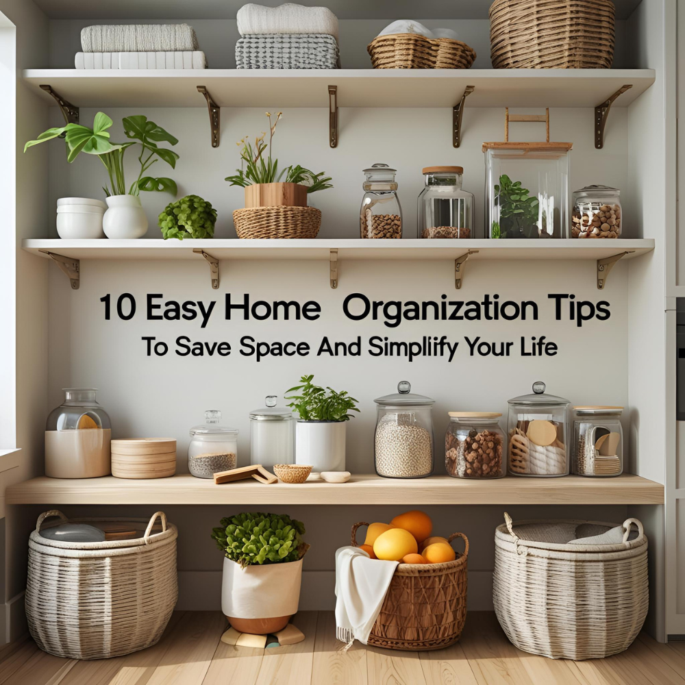 10 Easy Home Organization Tips to Save Space and Simplify Your Life