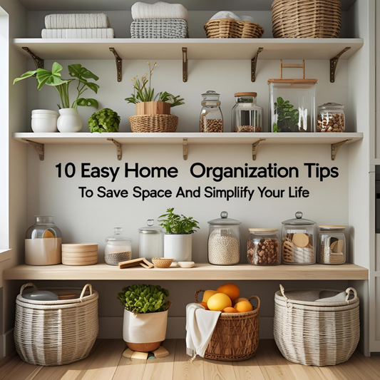 10 Easy Home Organization Tips to Save Space and Simplify Your Life