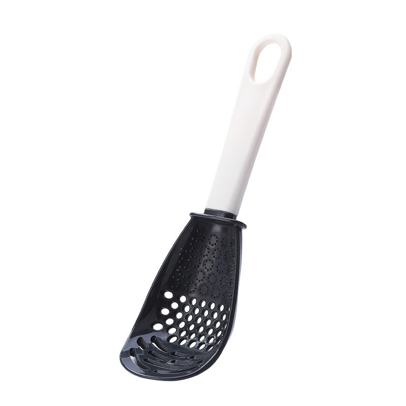 Multifunctional Slotted Cooking Spoon – Garlic & Masher Tool