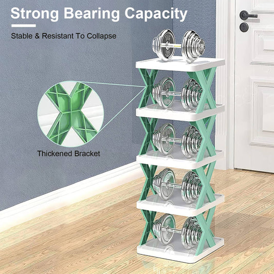 9-Tier Narrow Shoe Rack Organizer