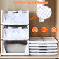 4-Pack Slide-Rail Stackable Storage Boxes