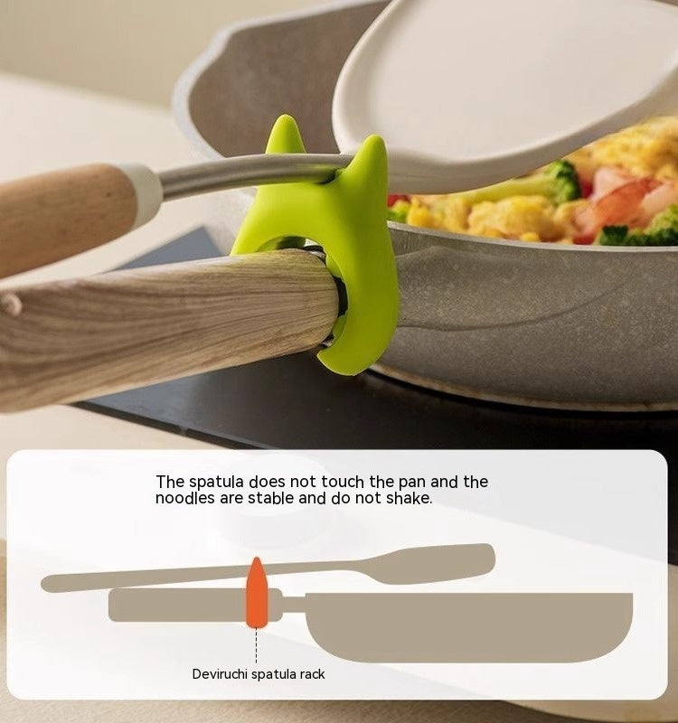 Multifunctional Spatula Holder (Silicone Spoon Clip)